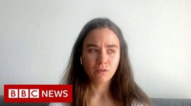 Mother describes fleeing Ukraine with her 10-month-old baby - BBC News