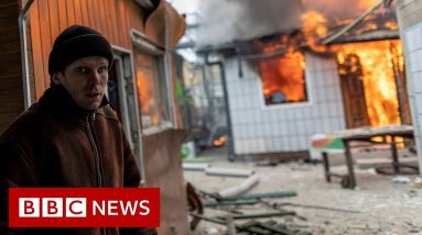 Heavy fighting near Ukraine's capital Kyiv  - BBC News