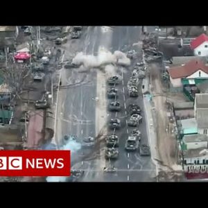 Russian military moves into firing positions around Ukraine capital Kyiv - BBC News
