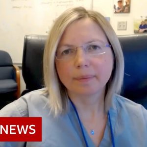 The Ukrainian-American doctor making videos on how to treat wounds - BBC News