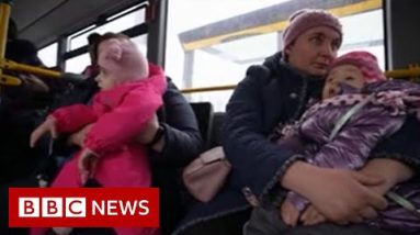 The perils of fleeing Ukraine - BBC News