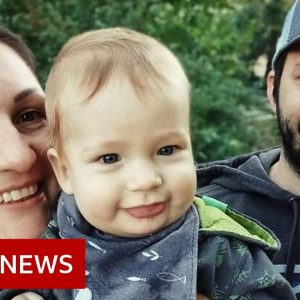 Ukrainian parents describe raising a baby in a war zone - BBC News