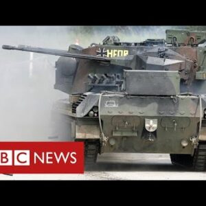 Germany sends tanks to Ukraine as US says Russia "will be defeated" - BBC News