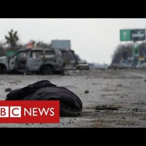 Gruesome evidence points to war crimes on road outside Kyiv - BBC News