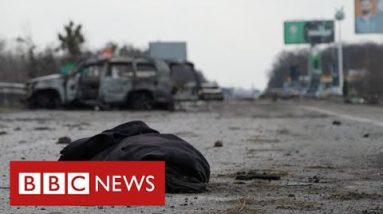 Gruesome evidence points to war crimes on road outside Kyiv - BBC News