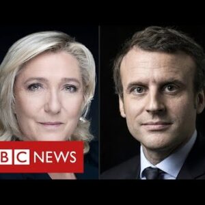 Far-Right Marine Le Pen to face Emmanuel Macron in French Presidential run-off - BBC News
