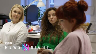 The Ukrainian women and children living with trauma - BBC Newsnight