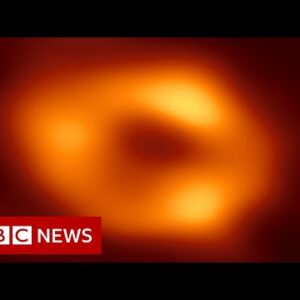 Supermassive black hole in Milky Way pictured for first time - BBC News
