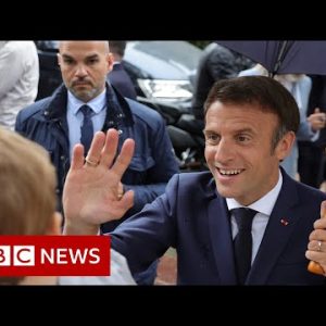 Elections in France decide battle between Emmanuel Macron and the left – BBC News