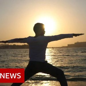 10-year-old boy becomes youngest certified yoga instructor – BBCNews