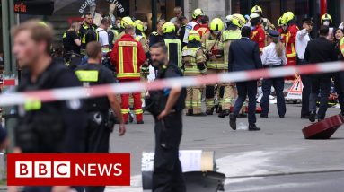 Fatal incident leaves several injured after car ploughs into crowd in Berlin - BBC News