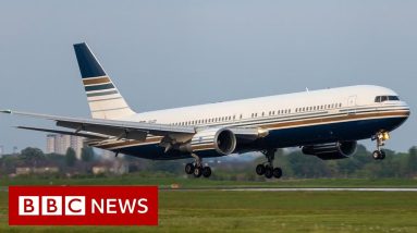 First flight taking asylum seekers from UK to Rwanda due to take off - BBC News