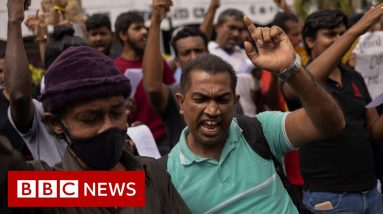 Sri Lanka anti-government protest camp raided by security forces - BBC News
