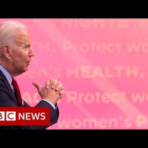 US President Joe Biden vows to protect women travelling for abortions - BBC News