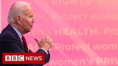 US President Joe Biden vows to protect women travelling for abortions - BBC News