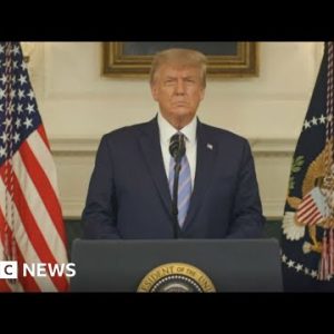 Donald Trump ignored pleas to condemn Capitol riot attack, new footage shows - BBC News