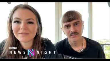Little Big: The rave band who fled Russia - BBC Newsnight