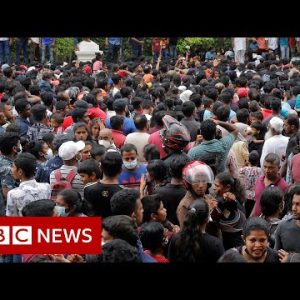 Sri Lanka protestors sceptical that president will quit - BBC News