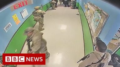 Texas school shooting families express anger at leaked video - BBC News