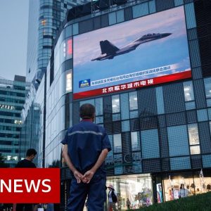 China launches ballistic missiles during Taiwan drills - BBC News