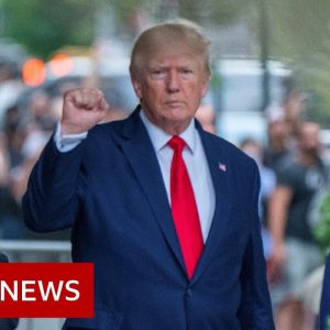 Donald Trump refuses to answer questions in New York investigation - BBC News