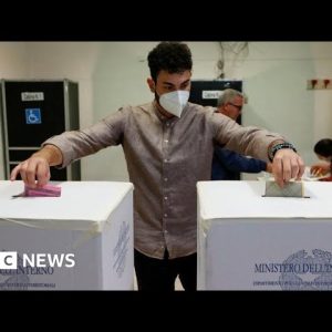 Italy votes as far-right candidate Giorgia Meloni looks for victory – BBC News