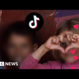 How TikTok profits from Syrian children begging - BBC News