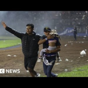 Scores killed in Indonesia football stadium crush - BBC News