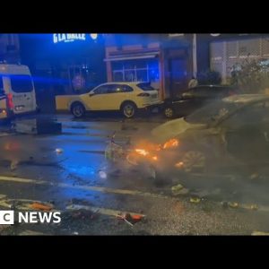 Riots erupt in European cities after Morocco's World Cup win over Belgium - BBC News