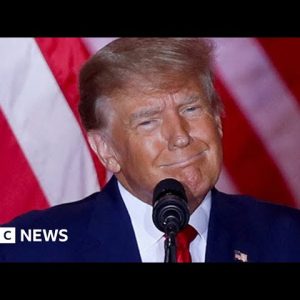 Donald Trump launches 2024 US presidential bid - BBC News