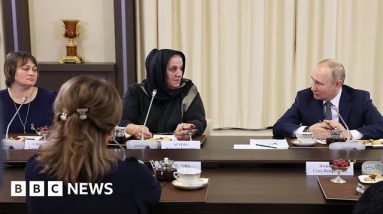 President Putin meets mothers of Russian soldiers fighting in Ukraine war – BBC News