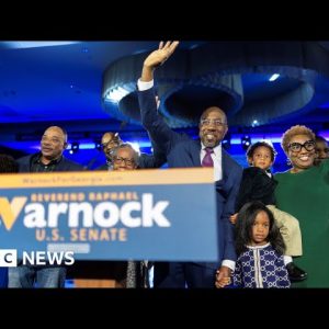 Democrats cement control of US Senate after Georgia victory - BBC News