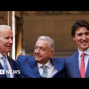 Canada, US, and Mexico leaders 'strengthen partnership' at summit - BBC News