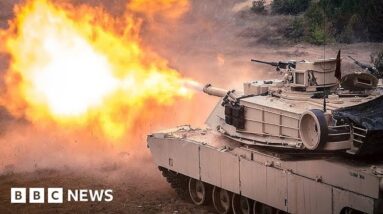 US and Germany sending main battle tanks to Ukraine - BBC News