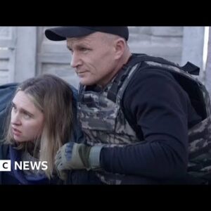BBC crew and aid workers flee ‘artillery attack’ in Ukraine – BBC News