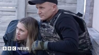 BBC crew and aid workers flee ‘artillery attack’ in Ukraine – BBC News