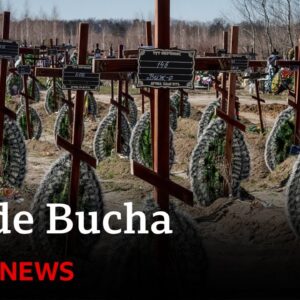 Inside the Ukrainian town where Russia is accused of 'mass atrocities' - BBC News