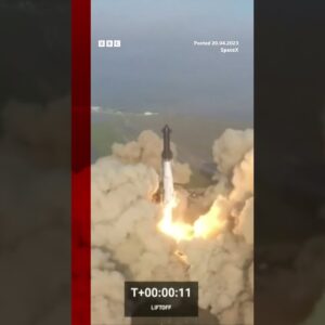 Elon Musk’s SpaceX Starship rocket explodes minutes after launch #Shorts #Starship #ElonMusk