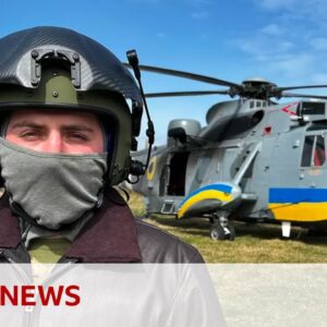 Ukraine flying 40-year-old British helicopter  – BBC News