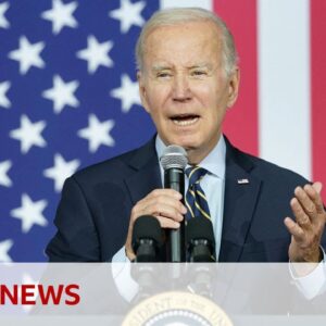 US President Joe Biden to announce bid for re-election - BBC News
