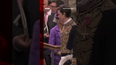 The seven most eye-catching outfits at King Charles's Coronation #Shorts #Coronation #BBCNews