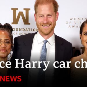 Prince Harry and Meghan involved in New York car chase – BBC News