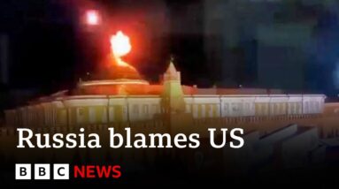 Russia blames US for alleged Kremlin drone attack - BBC News