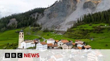 Swiss village of Brienz evacuated over risk of imminent rockslide - BBC News