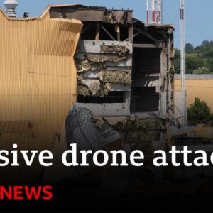 Ukraine war: Kyiv hit by new massive Russian drone attack - BBC News