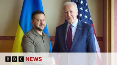 US promises more military aid for Ukraine at G7 summit- BBC News