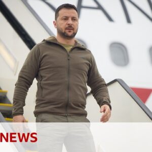 Zelensky arrives at G7 summit as world leaders call out China - BBC News