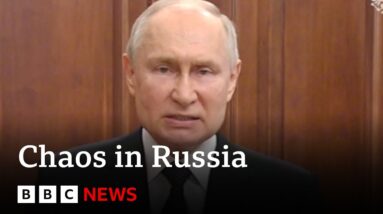 24 hours of chaos in Russia and Ukraine war frontline report - BBC News