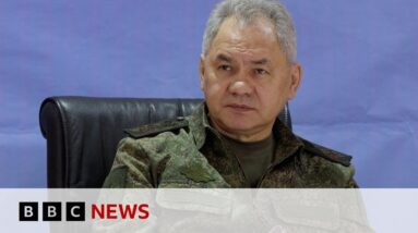 Russian defence minister shown visiting troops after Wagner mutiny – BBC News