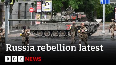 Wagner mercenaries control key Russian city as convoy heads towards Moscow  – BBC News